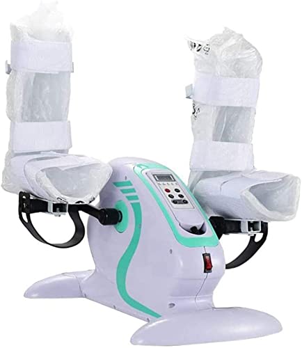 LUNEZY Motorized Electric Pedal Exerciser Fitness Exercise Bike For Hand Arm Knee Leg Rehabilitation Training Bicycle Cycling Rehab Equipment For