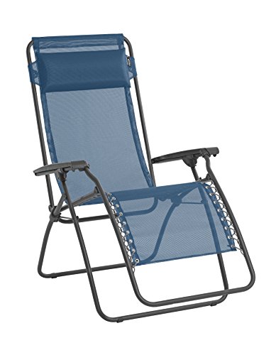 Lafuma RT 2 Loungers and Recliner, Océan, 87 x 68 x 114 cm & Cup Holder, copolymer/polypropylene, Anthracite