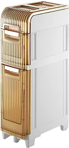 Plastic Storage Bins, 3 Tier Drawers Plastic Home Storage Organizer, Tall Thin Cabinet for Bedroom, Bathroom, Office, Laundry, Kitchen, Craft Roo