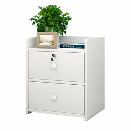 CZDYUF Bedside table, simple, storage cabinet, bed cabinet, wooden, single, bedroom, small wardrobe