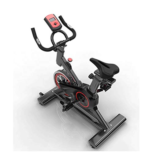 n/a Home Exercise Spinning Bike Fitness Equipment Mute Exercise Bike Indoor Exercise Bicycle Cycling Trainer Sports Equipmen (Color : Black)