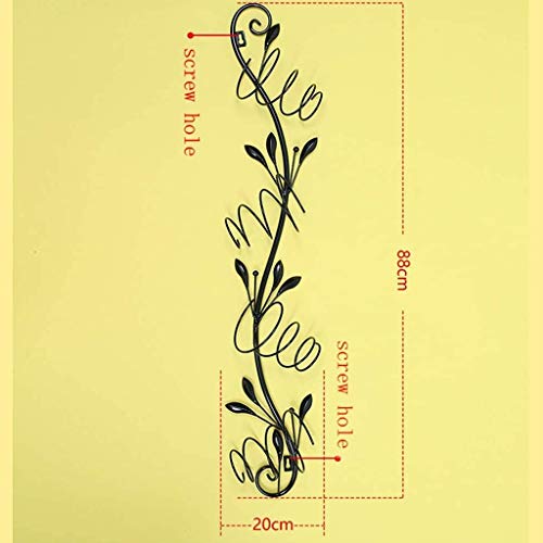 LIUZH European Creative Bar Counter Wine Rack, Wall Wine Rack Wall Hanging Wine Rack, Black