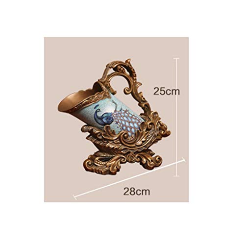 MGWYE Gift ideas European style living room TV cabinet wine cabinet home craft decorations wine rack ornaments American