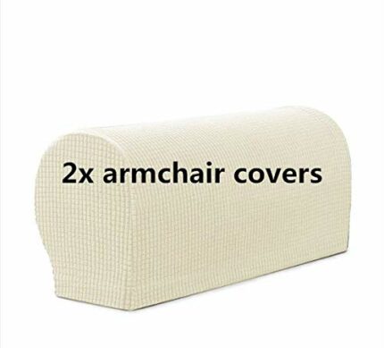 Armrest Covers Set of 2 Stretch Armchair Arm Covers Soft Sofa Arm Covers Non-Slip Furniture Protector
