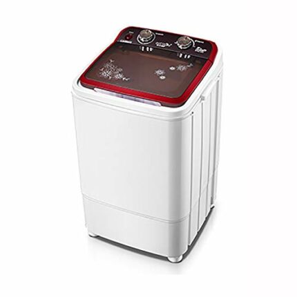 Washing Machines Mini Washing Machine Portable (button Operation) Suitable For Caravans,Apartments,Students,W(mini washing machine) (Red)