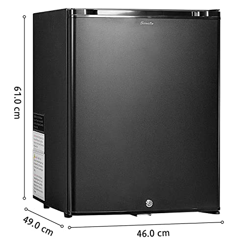 SMETA 12v fridge, Camping Fridge 12v 240v, 12V Fridge for Campervan, Campervan Fridge Caravan Fridge with Lock for Van, RV, Motorhome, Office, Do