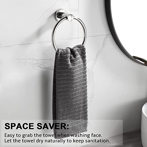 BGL Towel Ring Contemporary Style Stainless Steel 304 Chrome Bathroom Accessories (Towel Ring)