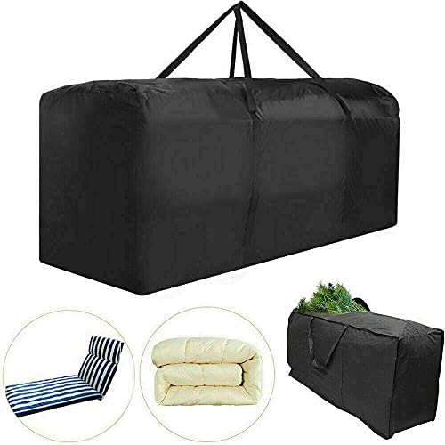 MAGIIN Garden Cushion Storage Bag, 173x76x51cm Waterproof Outdoor Heavy Duty Furniture Cushion Storage Bag Christmas Tree Storage Bag for Christm