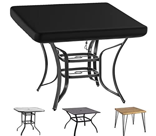 Nomiou Garden Table Covers Waterproof,Outdoor Patio Coffee Side Table Covers for Outdoor Garden Furniture Cover 600D Oxford Fabric,Garden outdoor