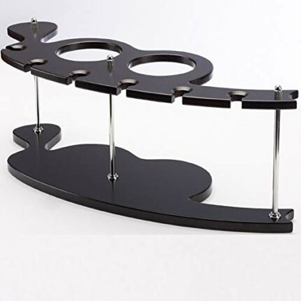 ZYZMH Wooden wine rack wine glass holder creative European upside down goblet rack wine cabinet decoration