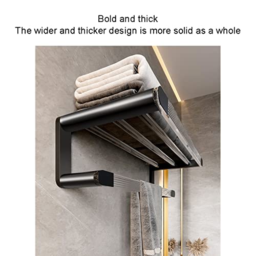 HIGOH Towel Racks,Bathroom Towel Rack Wall Mounted Towel Holder,Light Bathroom Towel Rack, Bath Towel Holder,Bathroom Rack