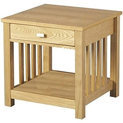 Vida Designs Ashton 1 Drawer Lamp Table