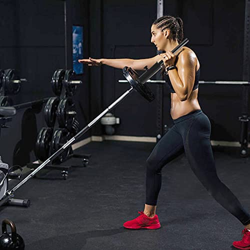 Landmine Handle Attachment for 2-Inch Olympic Barbell, Home Gym Strength Training Equipment, Straight Handle Viking Press Landmine Attachment for