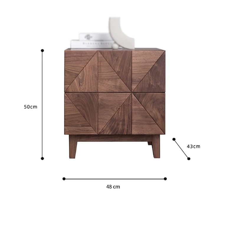 MJWDP Furniture Bedroom Nightstand Side Cabinet Large Storage Space Bedroom Nightstand Chest Of Drawers
