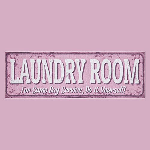 Ottomanson Laundry Collection Checkered Border Rubberback Mat, 67 cm x 90 cm, Black