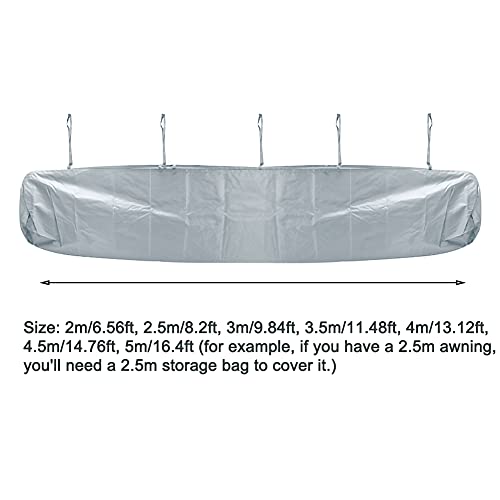 Kisbeibi Patio Awning Canopy Shelter Protective Waterproof Winter Storage Cover(size:3m)