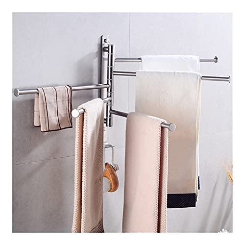 HIGOH Towel Racks,Towel Holder Towel Rail for Bathroom, Towel Bar Holder Stainless Steel Bathroom Hand Towel Holder Hanging Holder Wall Mounted M