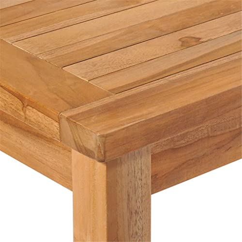 DLOETT Garden Dining Set 5pcs Solid Teak Wood Garden Furniture Garden Set Minimalist Outdoor Furniture