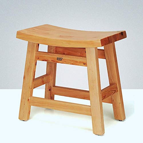 LUKEO Solid Wood Small- Home Stool, Solid Wood Small Stool, Small Square Stool, Small Wooden Stool, Shoe Stool, Coffee Table Stool Multifunction