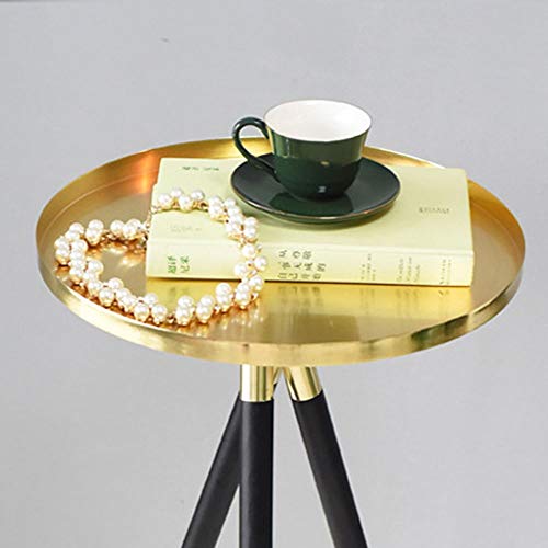 JYDQM Nordic Contracted Gold Coffee Table Creative Metal Table Wood Support Living Room Home Furniture Home Decoration Accessories