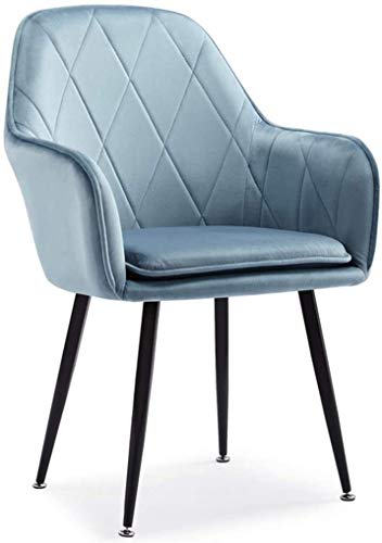 Modern Kitchen Dining Room Chairs Kitchen Dining Chairs Living Room Armchair with Metal Legs Velvet Seat And Backrests Kitchen Living Room Lounge