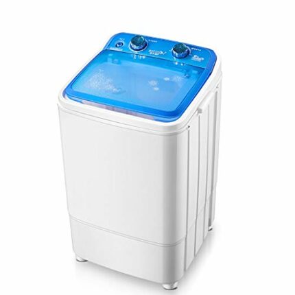 Washing Machines Mini Washing Machine Portable (button Operation) Suitable For Caravans,Apartments,Students,W(mini washing machine) (Blue)