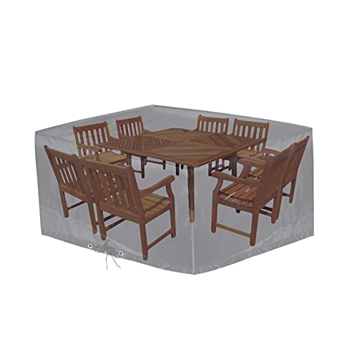 Guilty Gadgets Large Garden Furnitre Table Chair Cover - Woven Polyester Waterproof - Weatherproof - 213 x 132 x 74cm