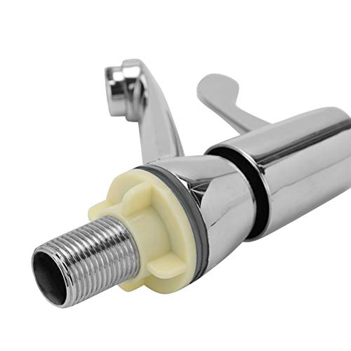 SHAFAH ® Lever Basin Sink Taps Pillar Disabled 1/4 Turn Chrome Pair 1/2" Hot Cold Set UK