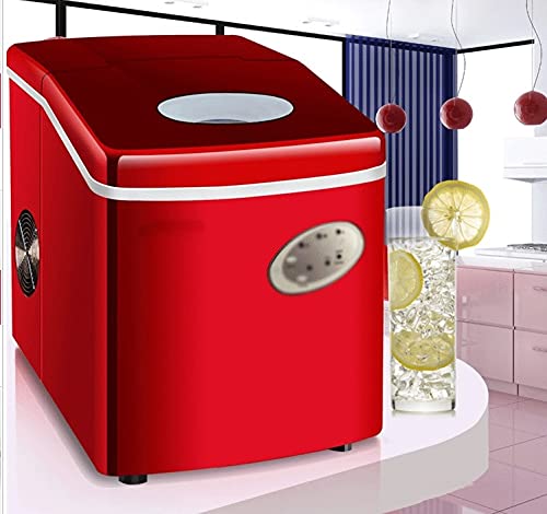 XYZMDJ Ice Maker Commercial Milk Tea Shop Small Household Mini Table Bar Round Ice Making Machine