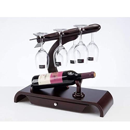 NEOCHY European Creative Wine Rack, Wine Glass Rack Upside Down Wine Bottle Rack Wine Rack Home