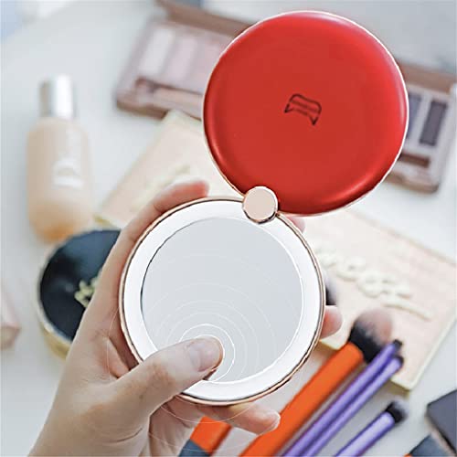 JYDBRT Pocket Portable Moisturizing Beauty Fill Light Led Makeup Hand-held Portable (Color : Argento, Size : 92.9 * 83.2 * 22.3mm)