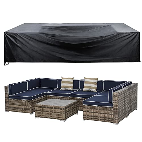 Patio Furniture Set Cover Outdoor Sectional Sofa Set Covers Waterproof Outdoor Dining Table Chair Cover 315cm