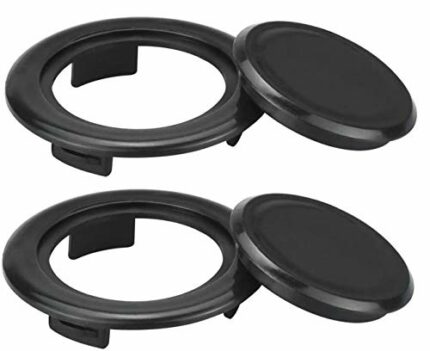 BOBOZHONG Parasol Hole Rings 2PCS Patio Table Umbrella Hole Ring and Cap Set Standard Size Umbrella Thicker Hole Ring Plug and Cap Set Decorative