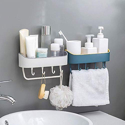 N/A Towel rack - Bathroom Towel Shelf Mounted,Self Adhesive No Drilling Removable Plastic Sink Decro Shelf Organizer For Kitchen,Bedroom,Toilet (