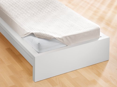 Monogram Beurer 37560 Luxury Mattress Cover with 9 Heat Settings, Allergy Single, White