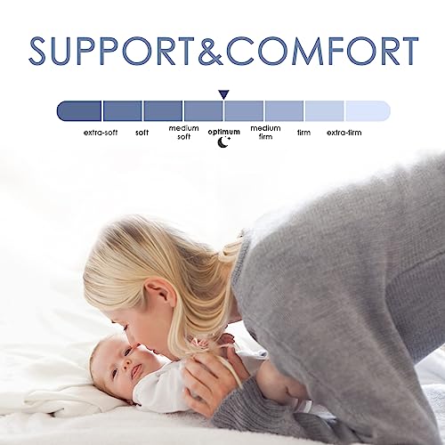 MIROUT Queen Cooling Mattress Topper, Extra Thick Plush Mattress Pad Cover with 8-21 inch Deep Pocket, 3D Snow Down Alternative Fill Pillow Top