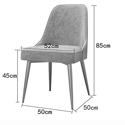 dining chair Kitchen Dining Room Furniture Chairs Kitchen Dining Chairs Set Of 2 Living Room Chairs with Metal Legs Velvet Seat and Backrests for