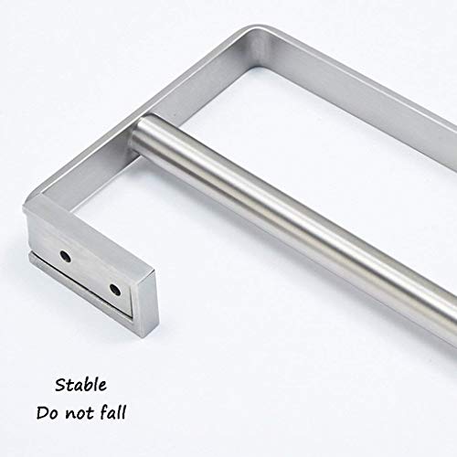 RSOCHS Bathroom Towel Bar Easy Install with Self-Adhesive, Drilling on Walls, Premium Stainless Steel