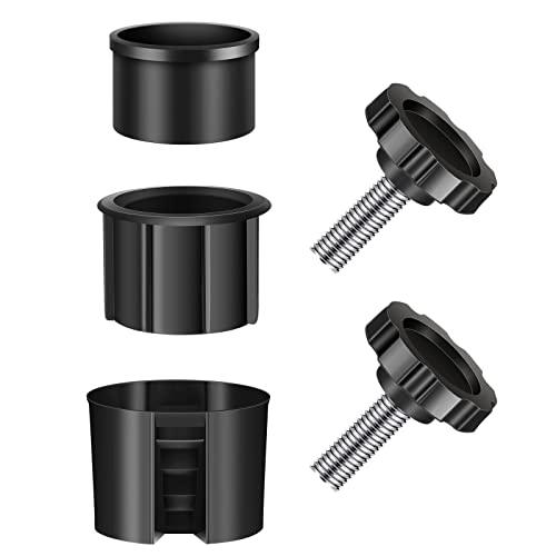 Parasol Base Replacement Screw 2 Pcs Garden Parasol Base Stand Hole Ring Plug Cover 2 Pcs M8 Thread Replacement Hand Knob 1 Pcs Pipe Sleeves, Par