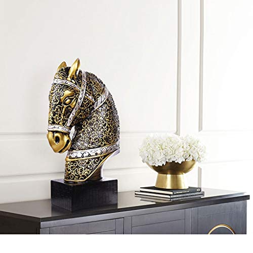 n/a Living Room Horse Head Wine Rack Decoration Home Wine Cabinet TV Cabinet Jewelry Wine Rack Decoration Soft Decoration