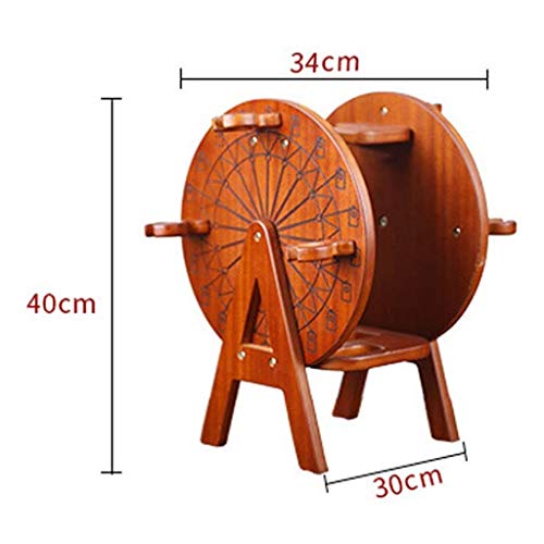 LIUZH Solid Wood Wine Rack, Creative Wine Rack Solid Wood Household Wine Bottle Rack, Friendly and Tasteless