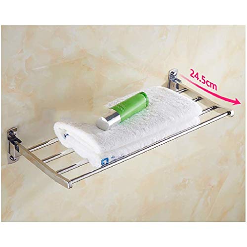 N/A Multifunctional Towel Rack- Towel Rack Bathroom Towel Rack Suction Cup Hooks in Bathroom Towel Racks Towel Bars Single Lever (Color : 39cm)