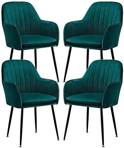 dining chair Office Reception Chairs Business Dining Chairs Set Kitchen Dining Chairs Sturdy Metal Feet with Armrests and Backrest Kitchen Living