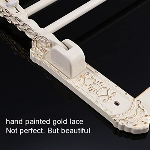 HIGOH Towel Racks,Bathroom Towel Rack Wall Mounted Towel Holder,Towel Rack,Bathroom Rack,Bathroom 3-Layer Towel Holder,Space Aluminum