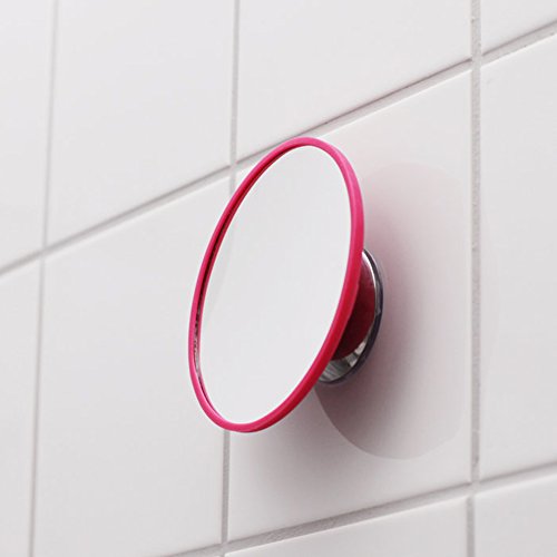 Bosign Suction Cup Mounted Detachable Mirror 5x Magnification Pink 263134