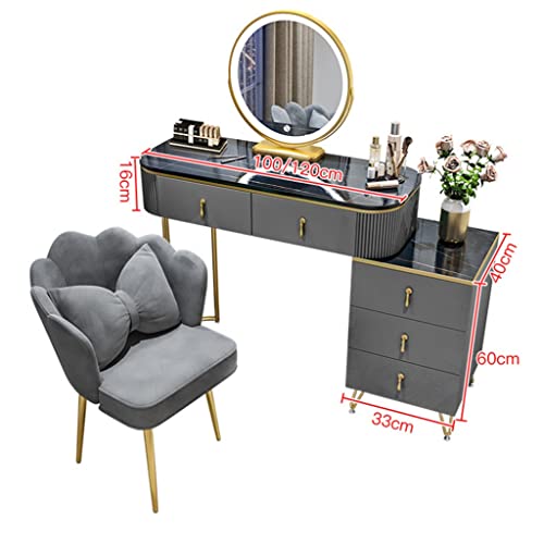 JJZXD Small Dresser Bedroom Small Apartment Storage Cabinet Scandinavian Dresser (Color : D, Size : Light Grey)