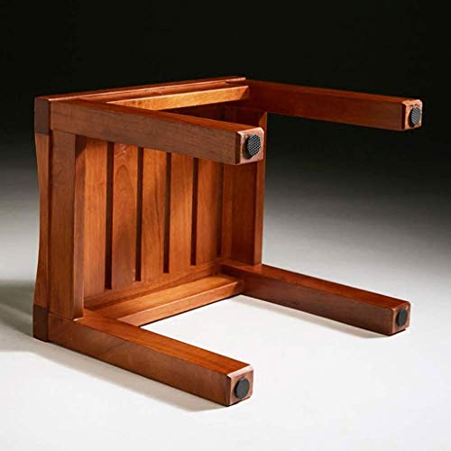 LUKEO Bed stool-Footstools, Stools Solid Wood Oak Foot Bath Stool Bench Elderly Bath Stool Non-slip Waterproof Shower Stool