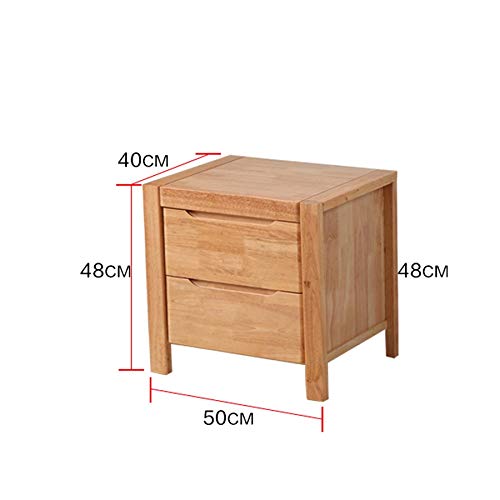 JYDQM Mini Bedside Table Solid Wood Bedside Table, Simple and Bedroom Dormitory Storage Bedside Table