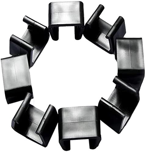 INMOFN 8PCs Patio Furniture Clips, Sofa Clips for Outdoor Patio Garden Wicker Rattan Restaurant Rattan Chairs Garden Anti-Slip Fasteners Clips (s
