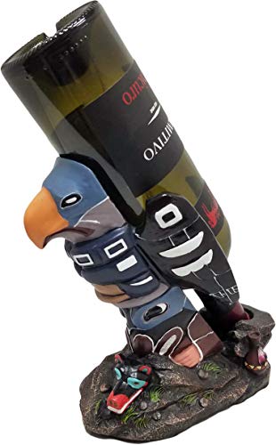 Outstanding Fantasy Wine Bottle Holder Figure - Home Decor Sculpture Decoration with Amazing Detail - Decorative Drinks Rack - Gothic Polyresin S